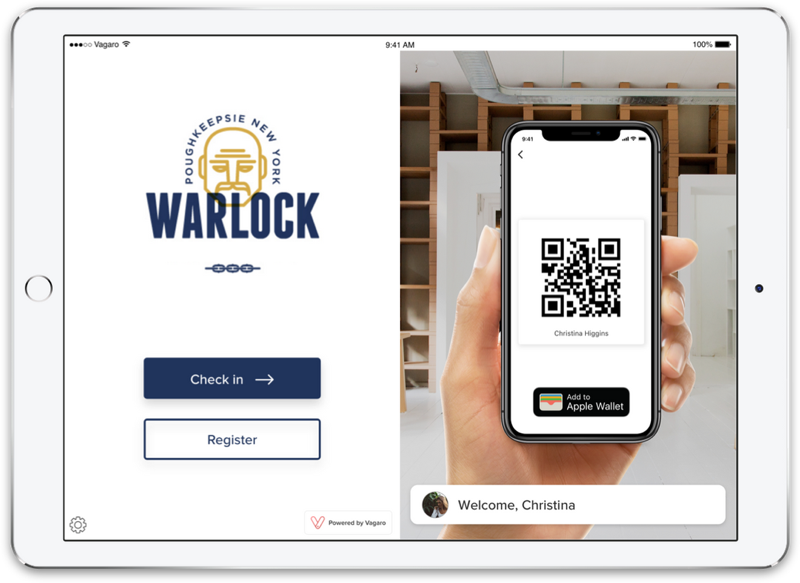 An image of an phone and Vagaro's branded app powered by our salon, spa and fitness software.
