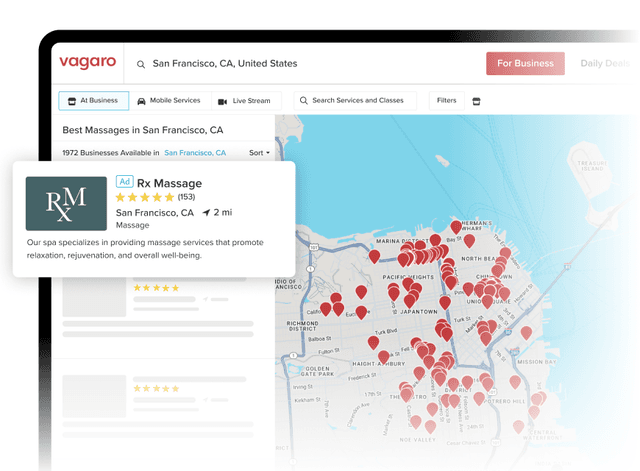 Turn visibility into bookings with the Vagaro Marketplace