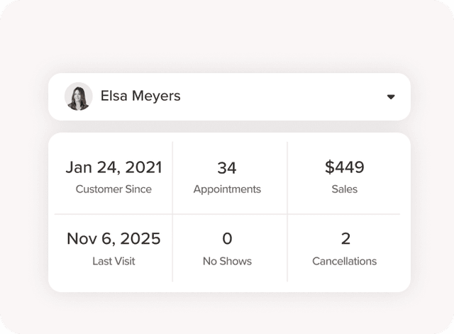 Easy access to client info