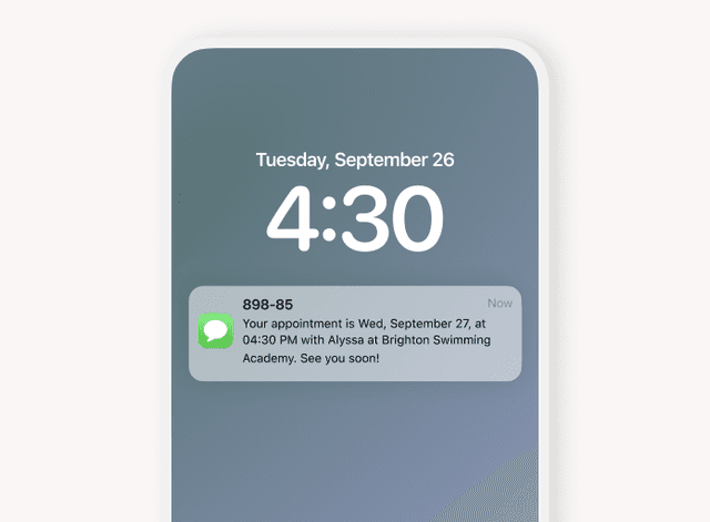 Automate reminders to keep clients on schedule