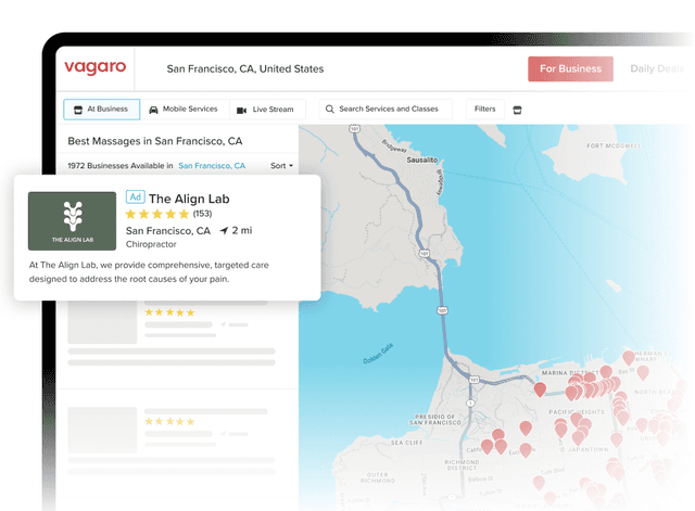 Get discovered on the Vagaro Marketplace