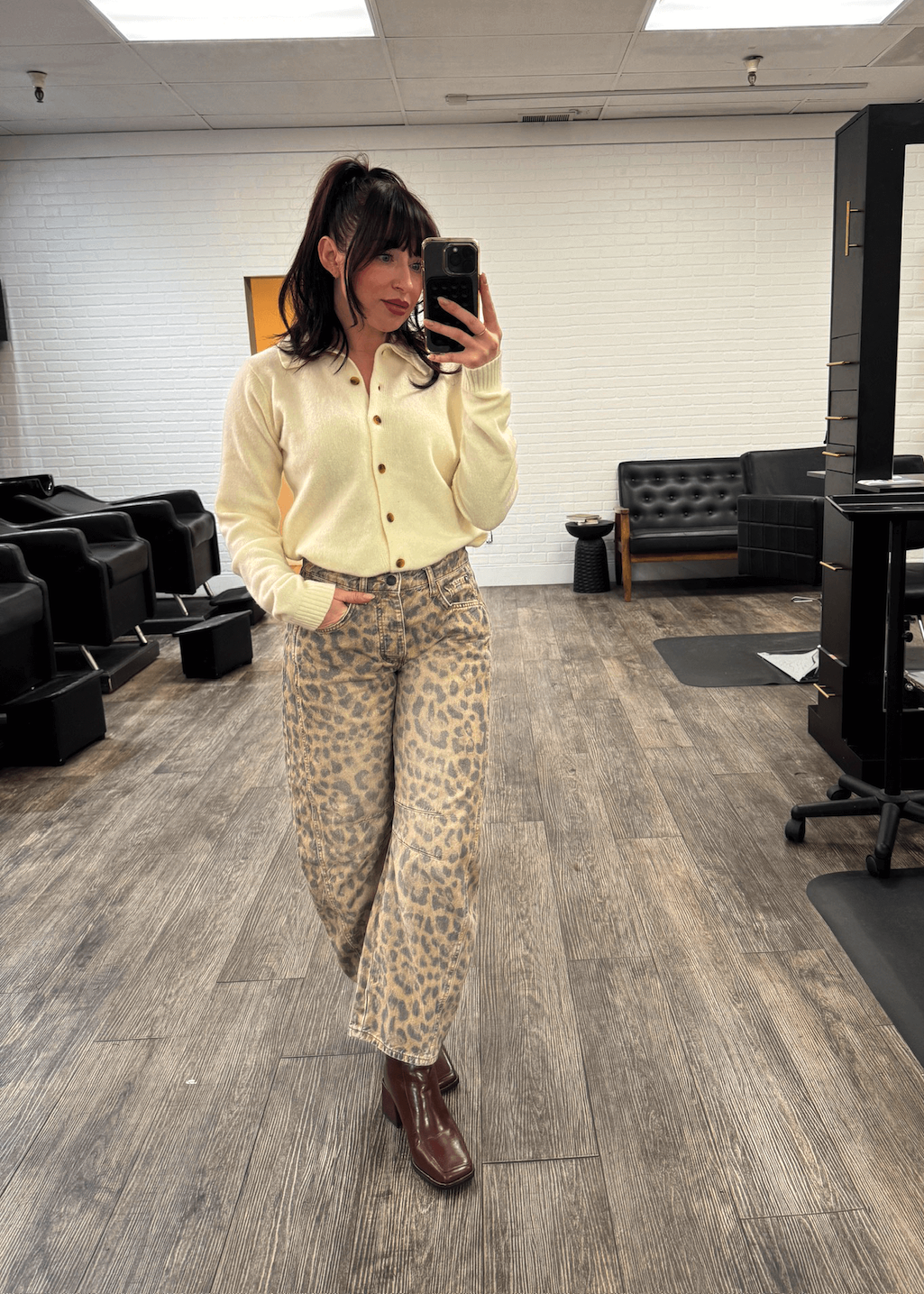Color palette hairstylist fashion