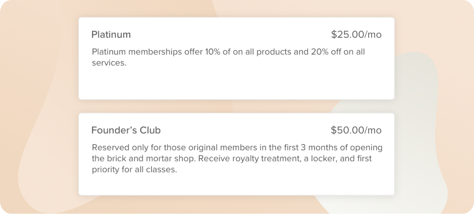 no-show fee automatically charged to a client's credit card on file for missing a training session