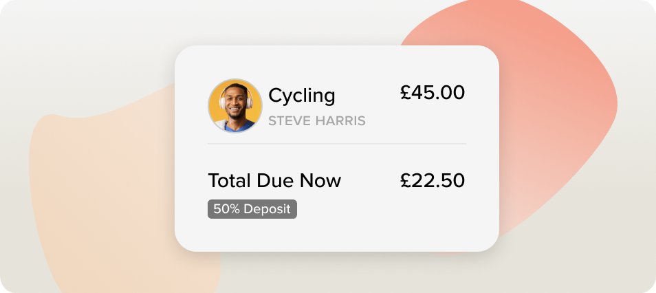 A customer being charged a no-show fee within the Vagaro fitness booking software