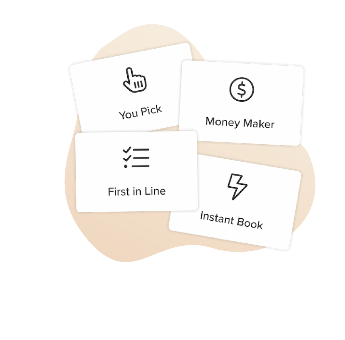 An image of waitlist options in Vagaro's business calendar software.
