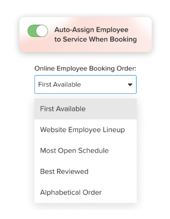 Auto-Assign Customers When Booking Online